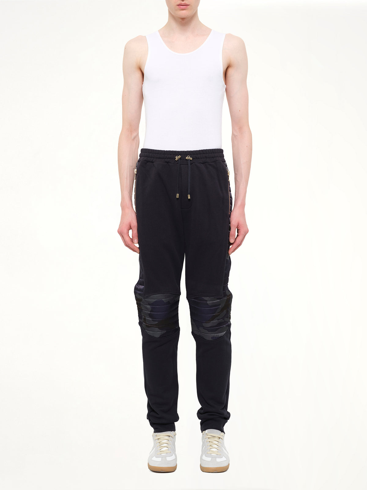 Biker Legging Pants in Navy