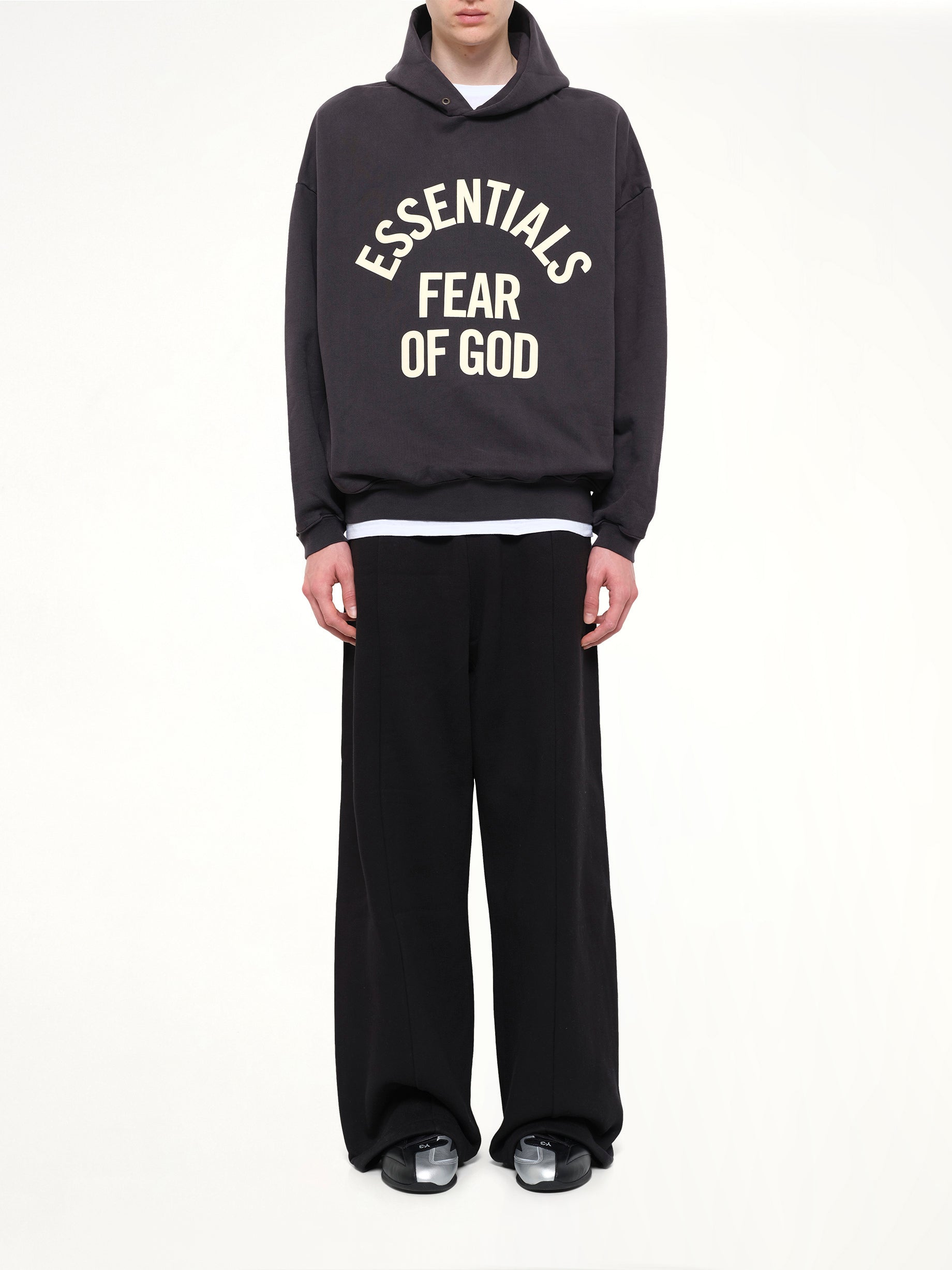 Campus 90's Hoodie in Faded Black