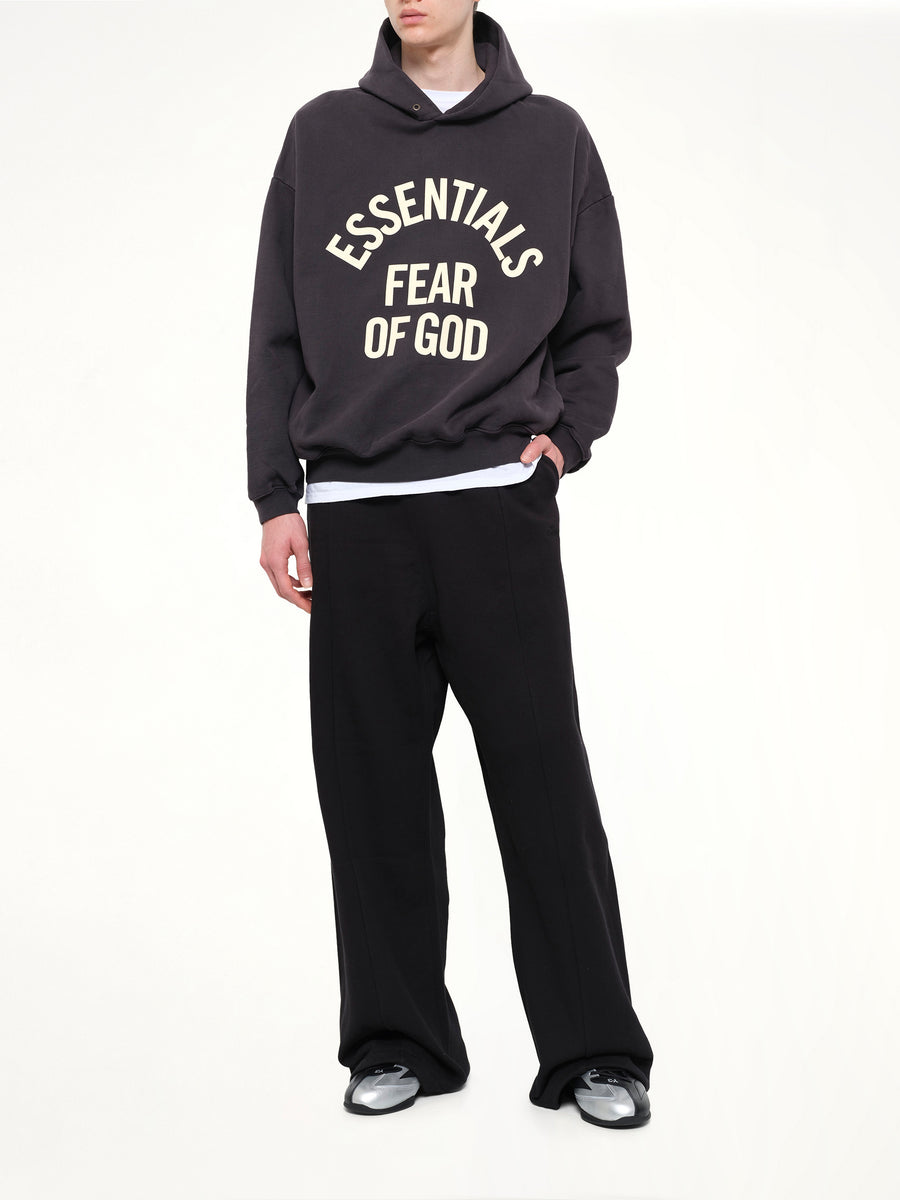 Campus 90's Hoodie in Faded Black
