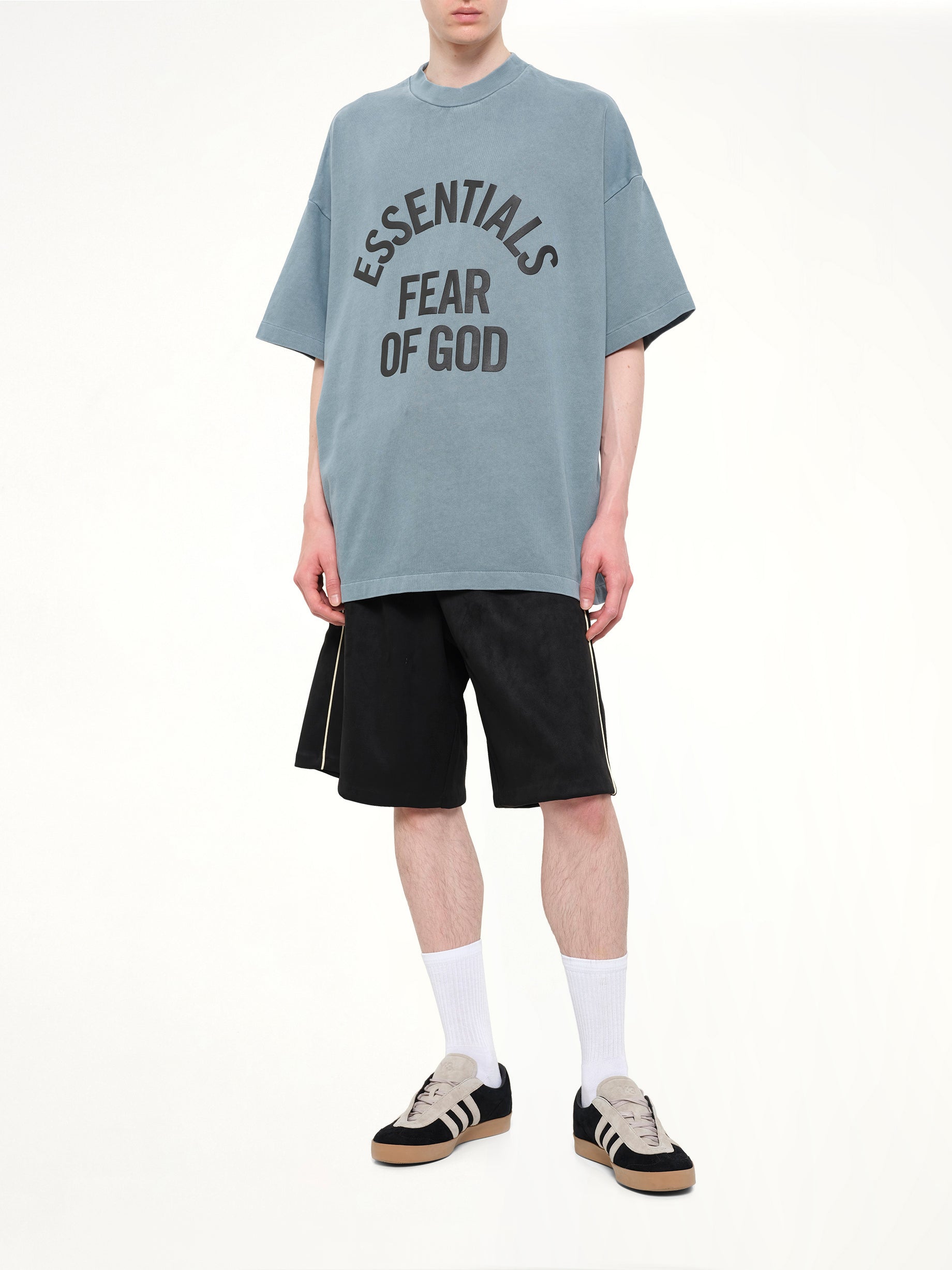 Campus 90's Short Sleeve T-Shirt in Faded Coastal