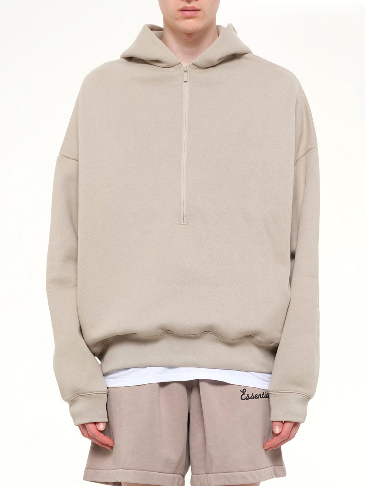 Property Lounge Half Zip Hoodie in Seal