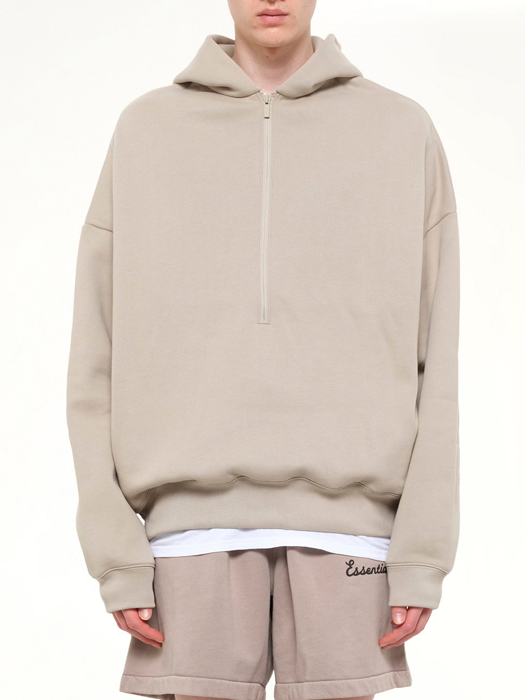 Property Lounge Half Zip Hoodie in Seal