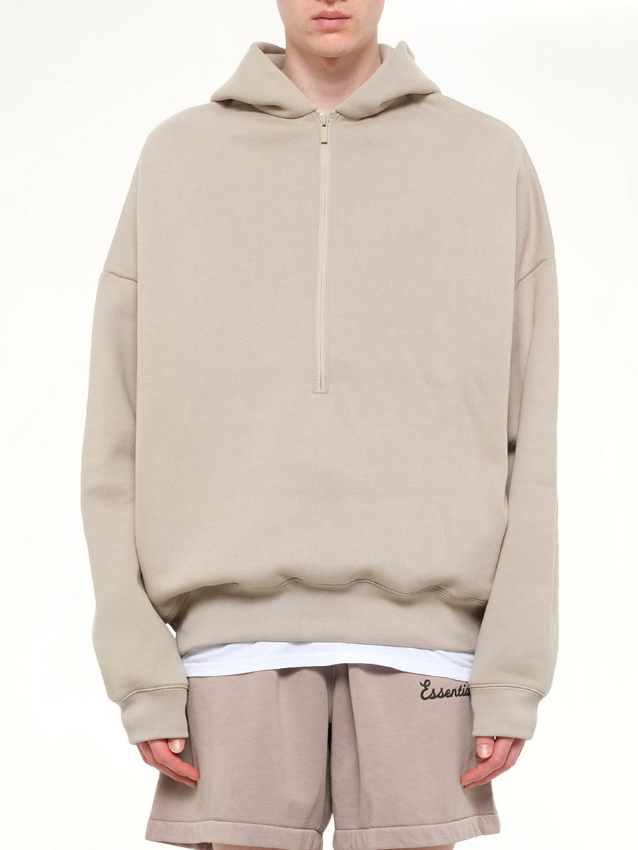 Property Lounge Half Zip Hoodie in Seal