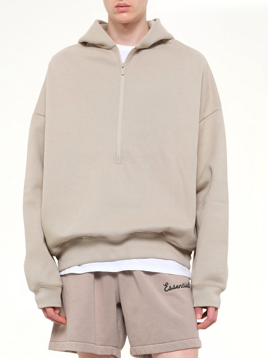 Property Lounge Half Zip Hoodie in Seal