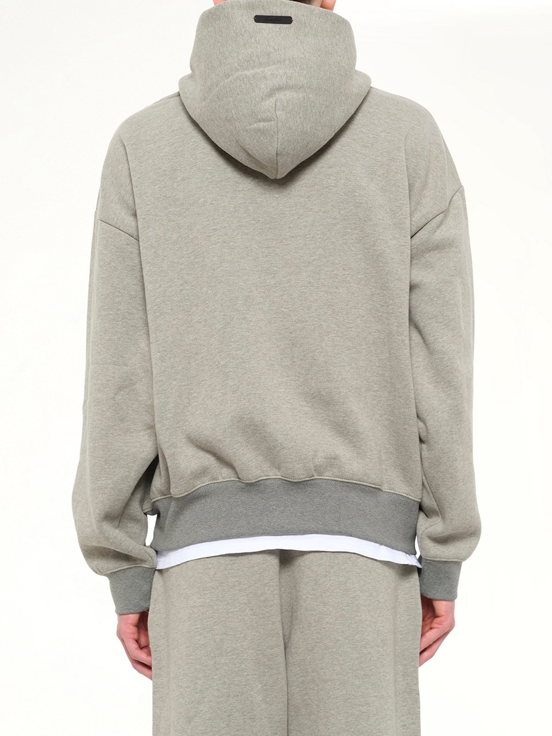 Signature Classic Full Zip Hoodie in Concrete Heather
