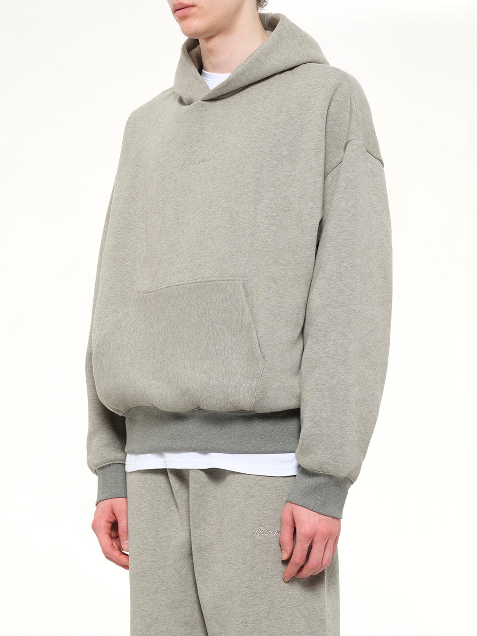 Signature Classic Hoodie in Concrete Heather