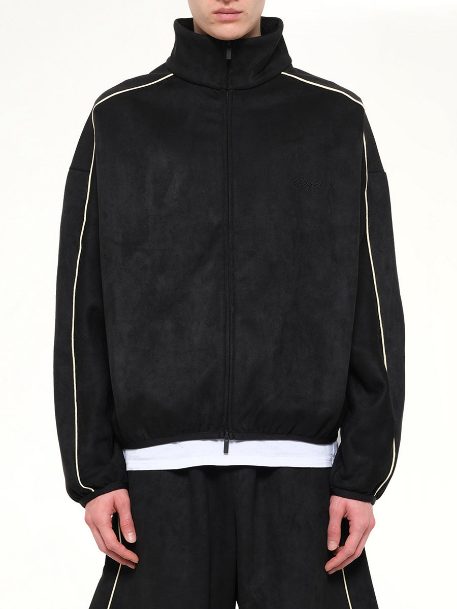 Signature Modern Track Jacket in Vintage Black