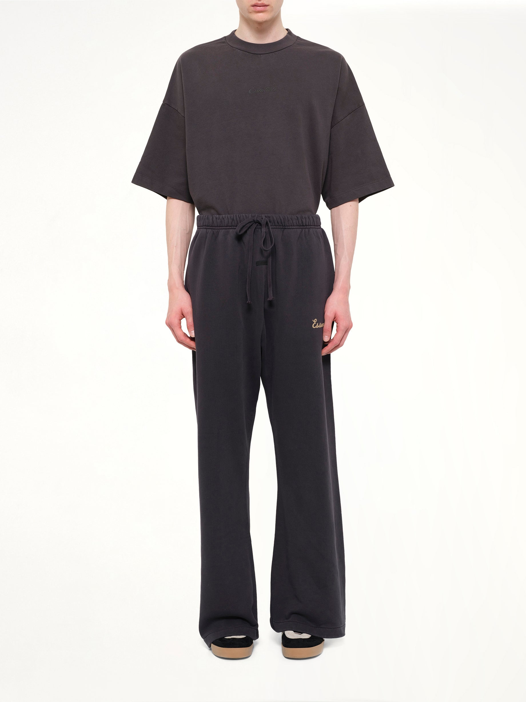 Training Classic Fit Flare Sweatpant in Faded Black