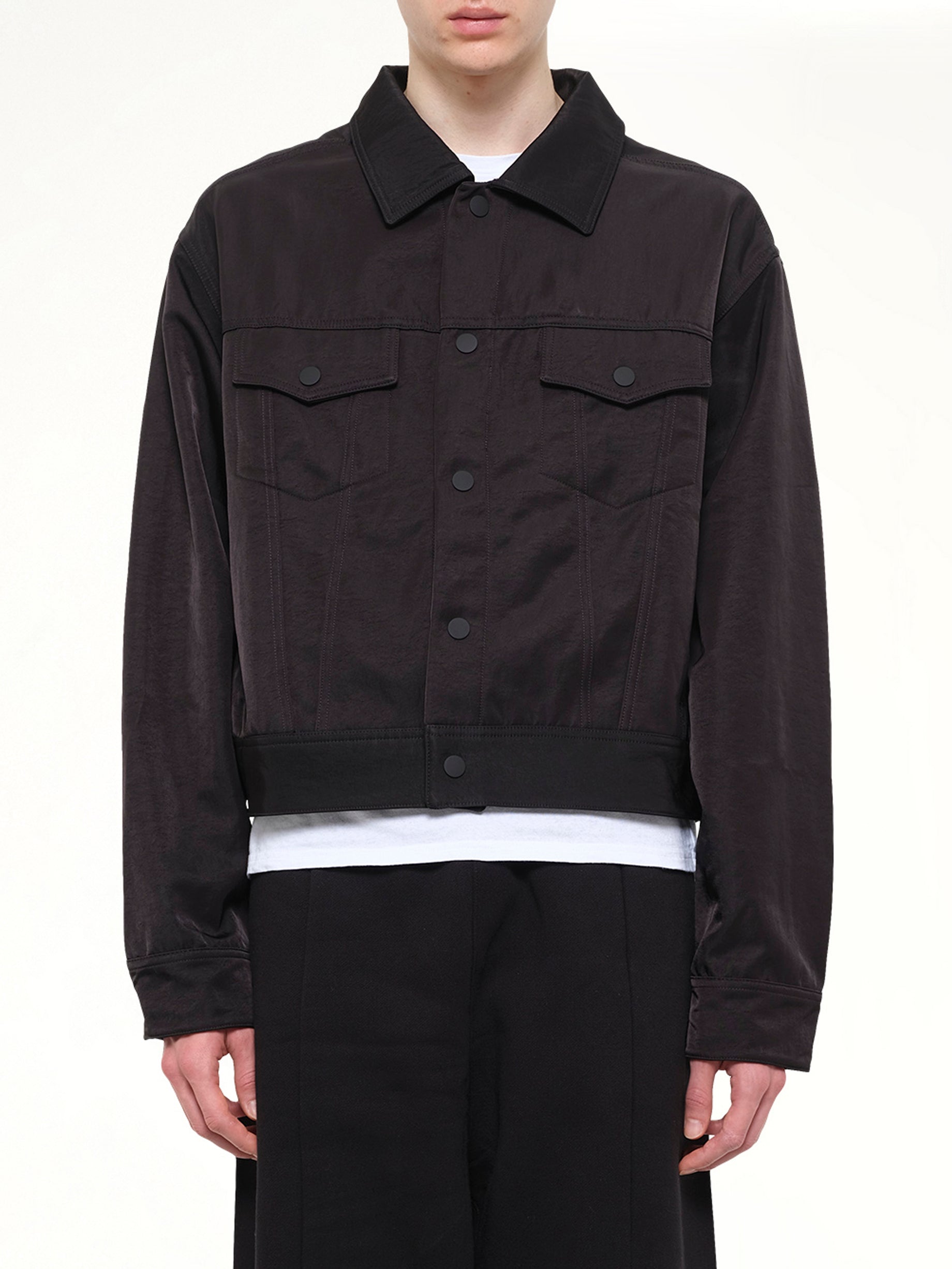 Trucker Jacket in Vintage Black