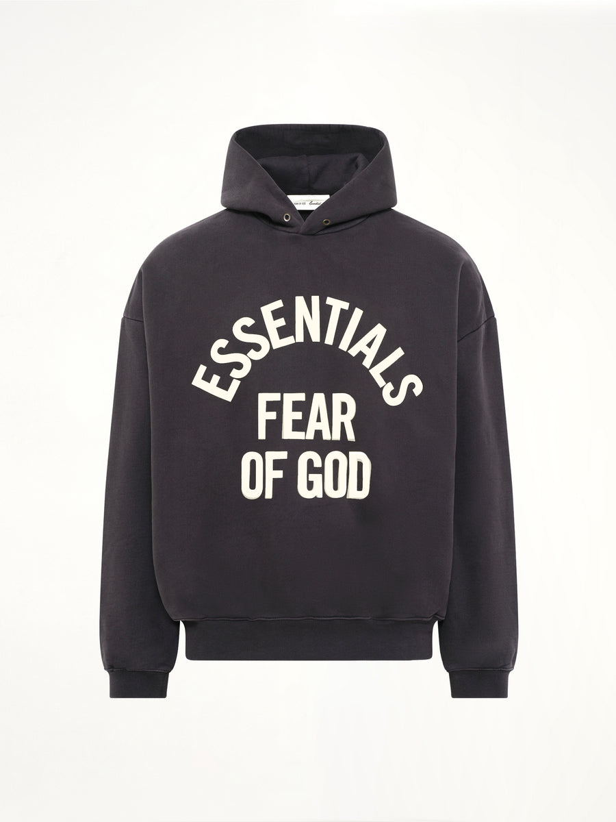 Campus 90's Hoodie in Faded Black