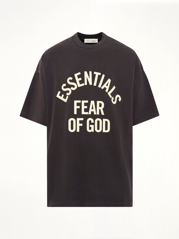 フェイデッドブラックのキャンパス90年代ショートスリーブTシャツ