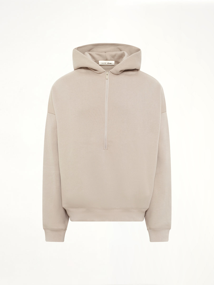 Property Lounge Half Zip Hoodie in Seal