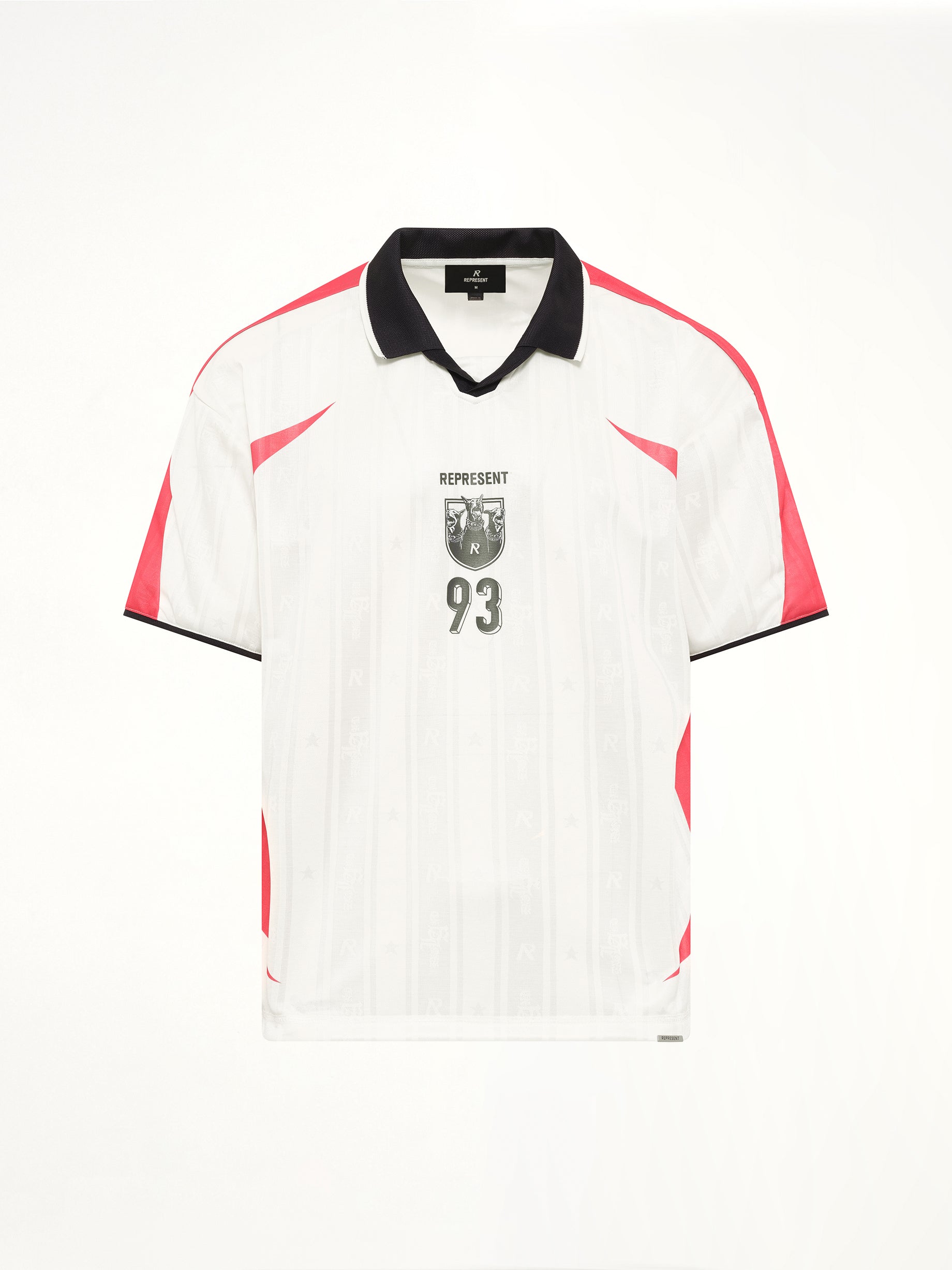 Spike Football Top in Flatt White