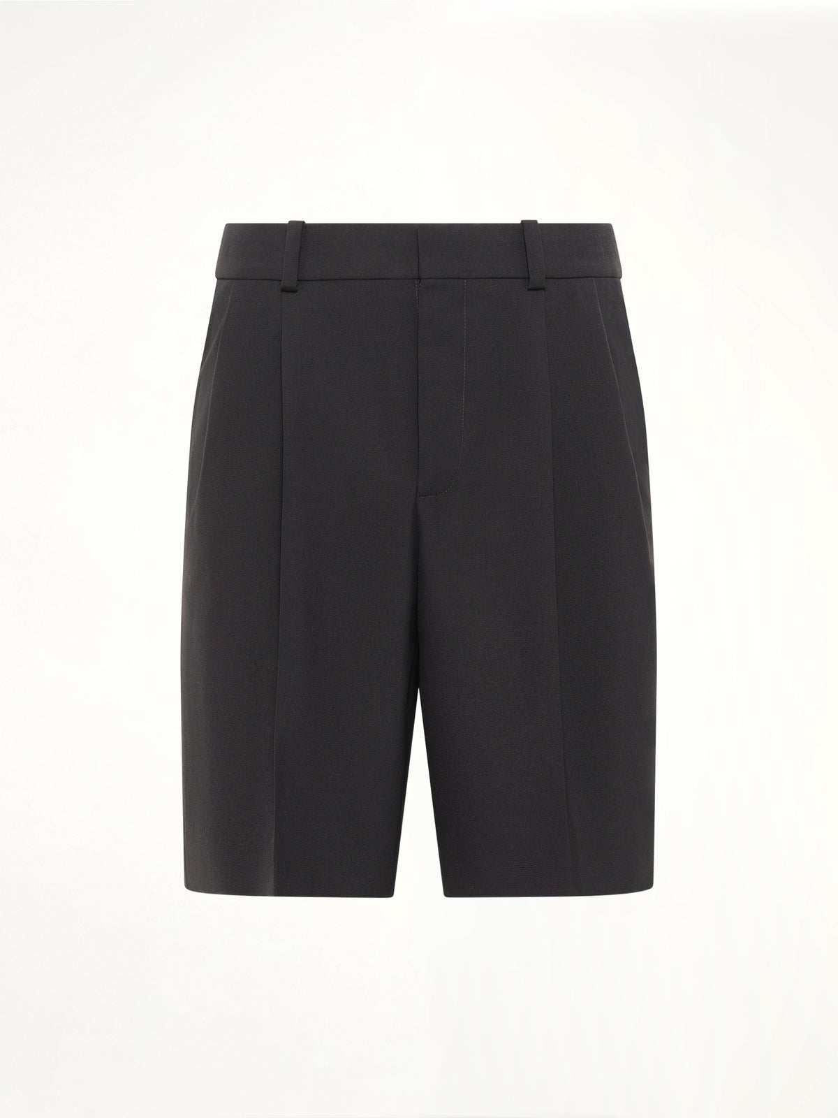 Wool Tailored Bermuda in Black