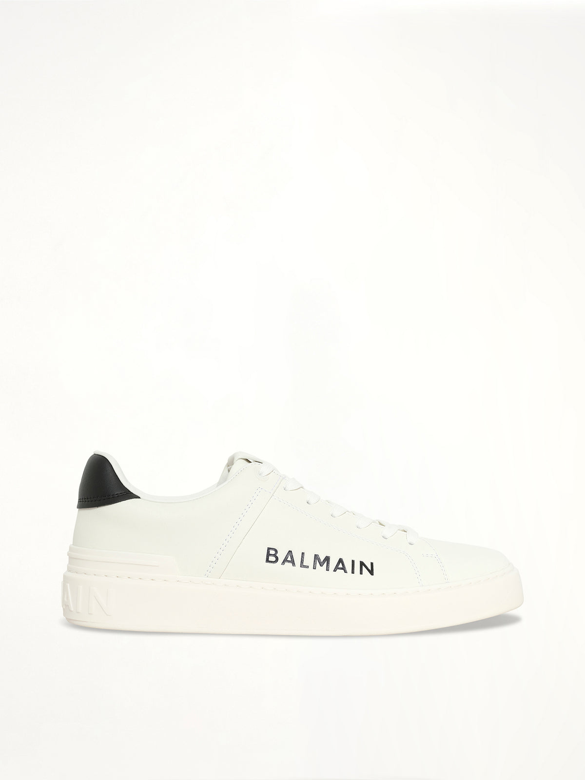 화이트 2026 B-Court 프린트 Balmain 스니커즈