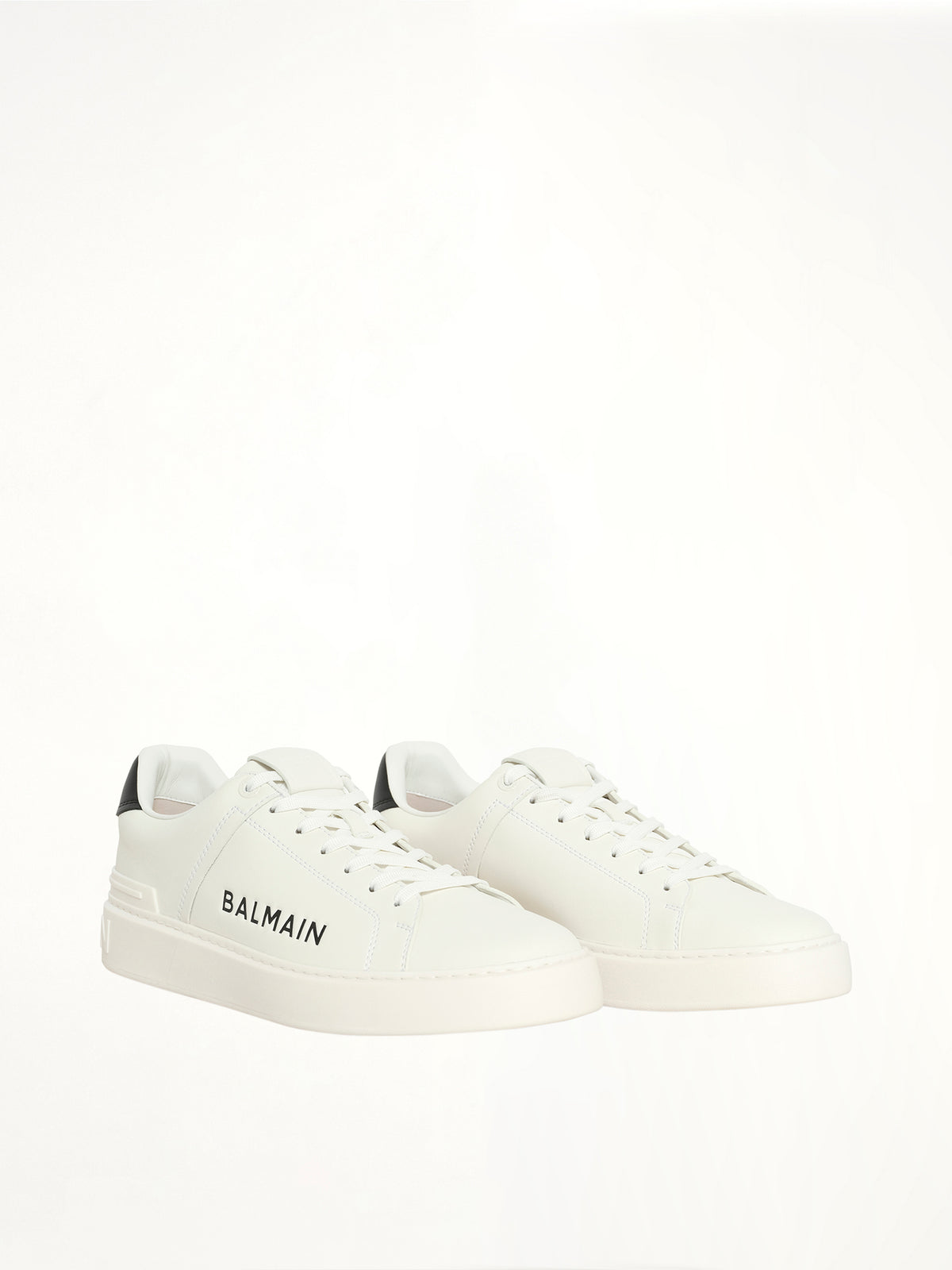 화이트 2026 B-Court 프린트 Balmain 스니커즈