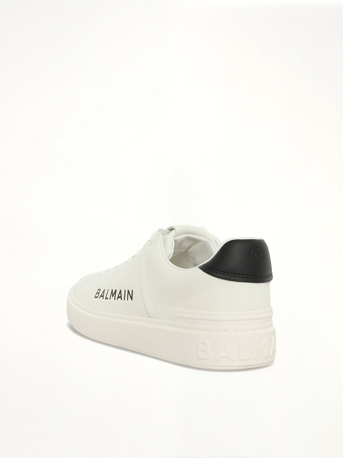 화이트 2026 B-Court 프린트 Balmain 스니커즈