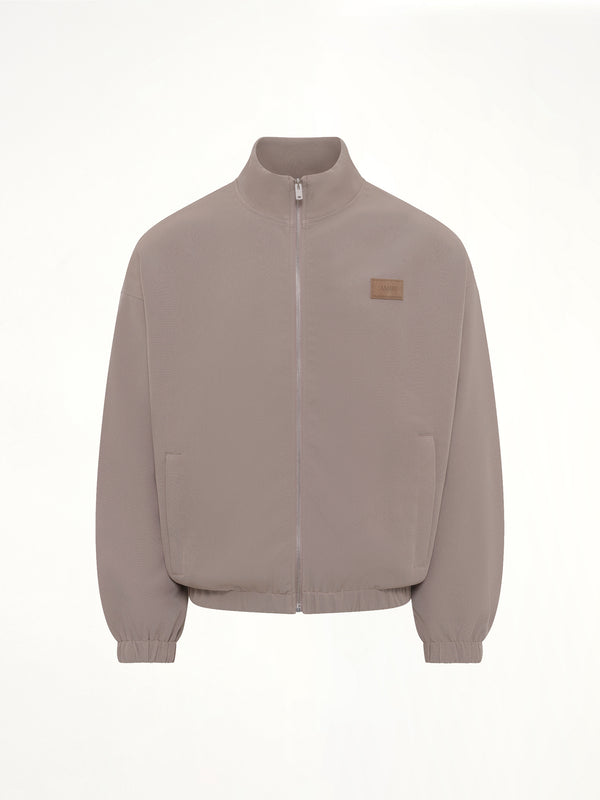 Amiri Patch Cady Track Jacket in Dark Sand