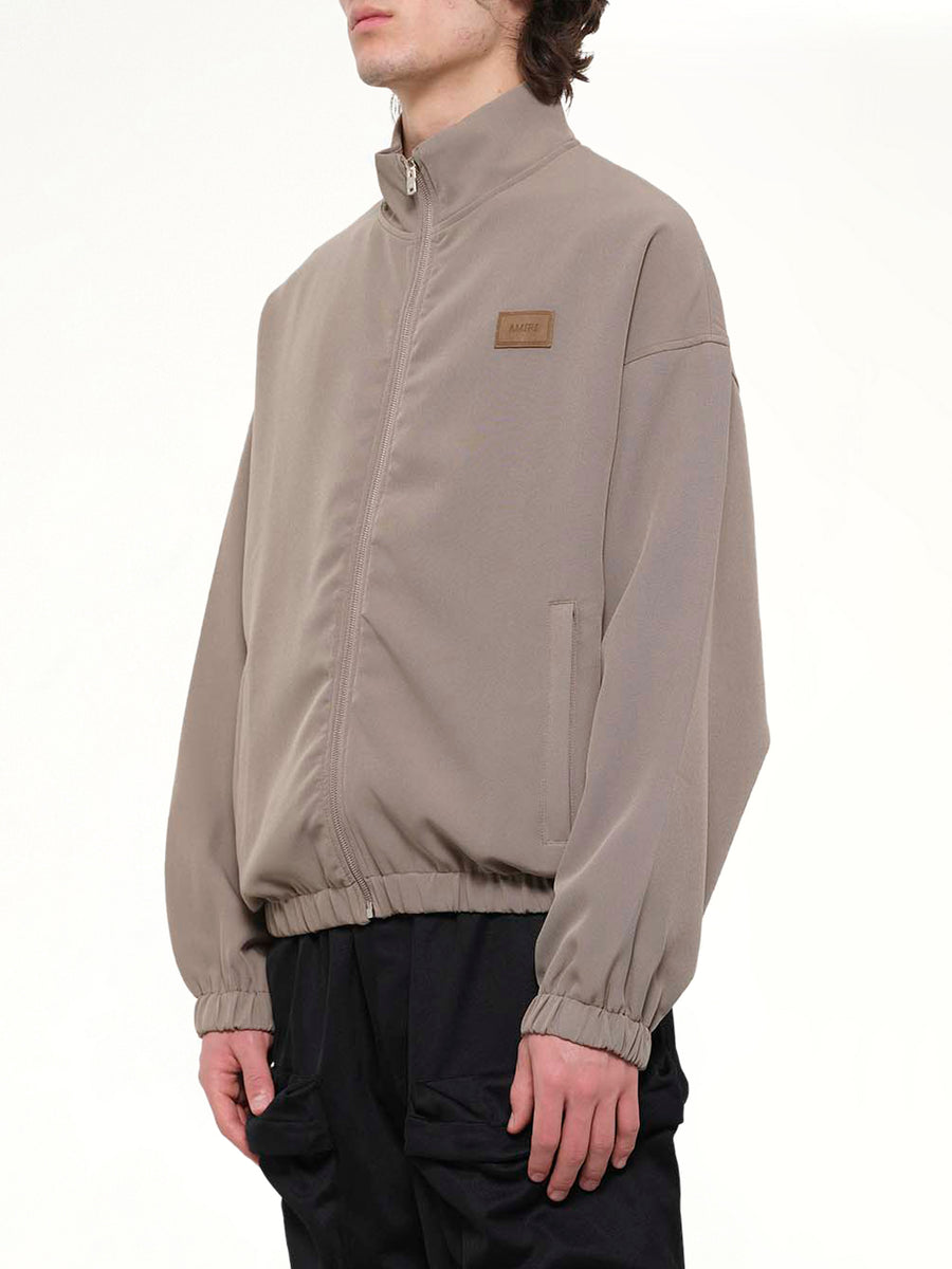 Amiri Patch Cady Track Jacket in Dark Sand