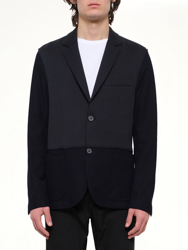 2 Button Jacket in Navy