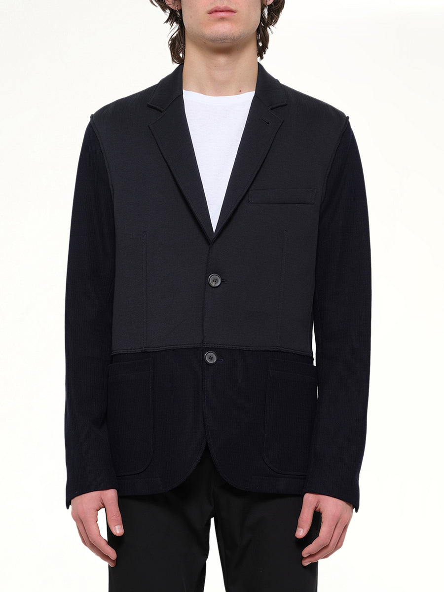 2 Button Jacket in Navy