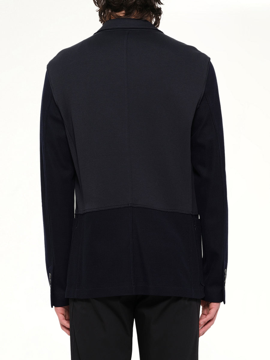 2 Button Jacket in Navy