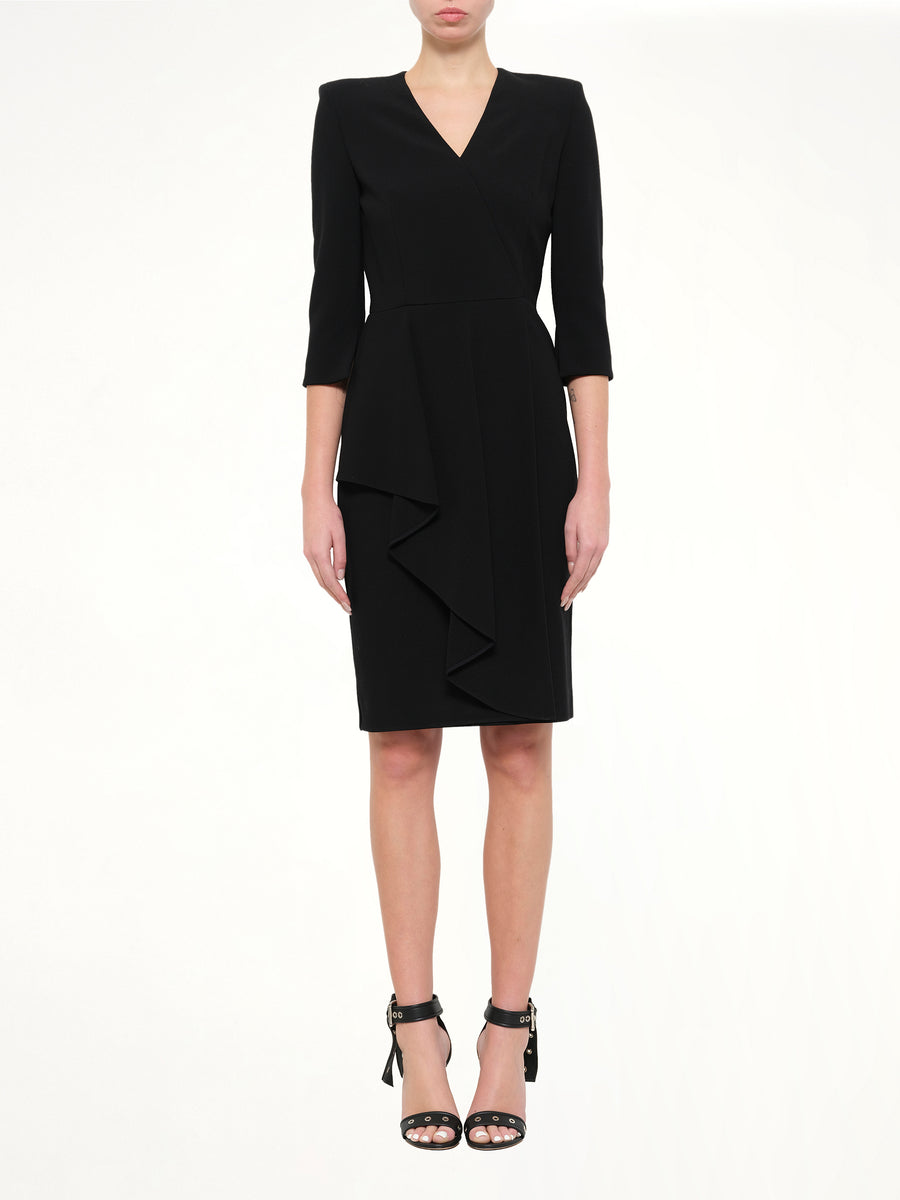 Crepe Dress in Black