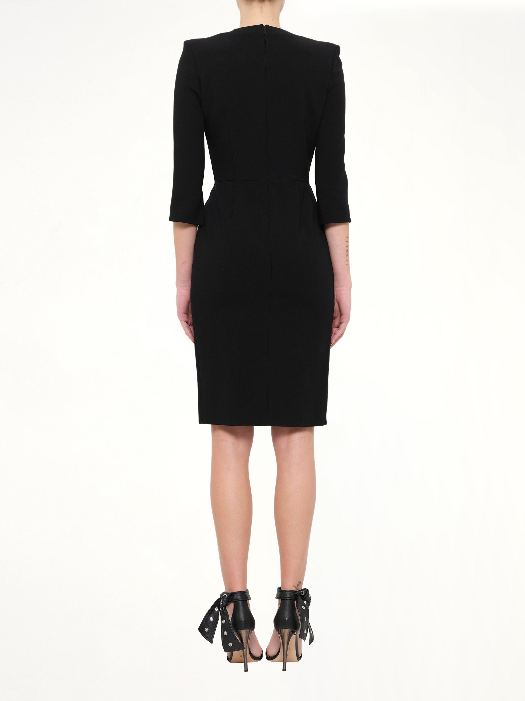 Crepe Dress in Black