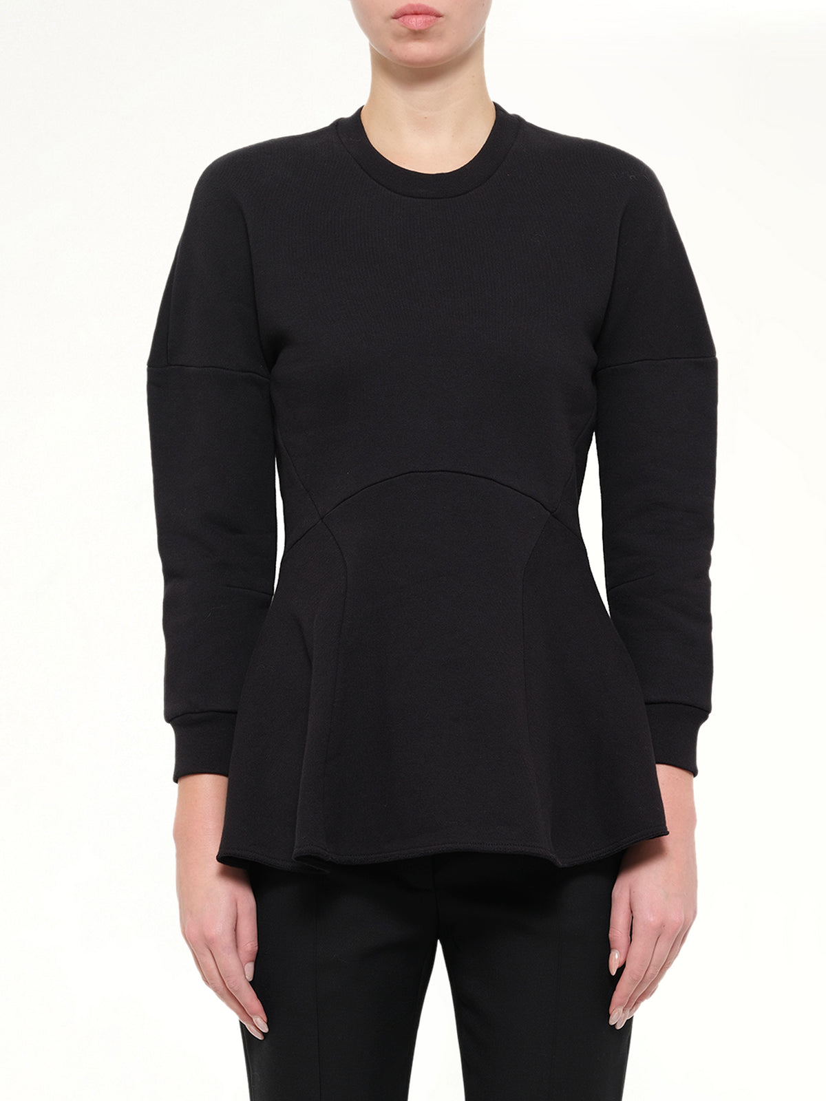 Felpa Double Dragon Top in Black