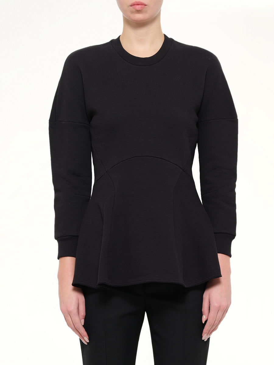 Felpa Double Dragon Top in Black