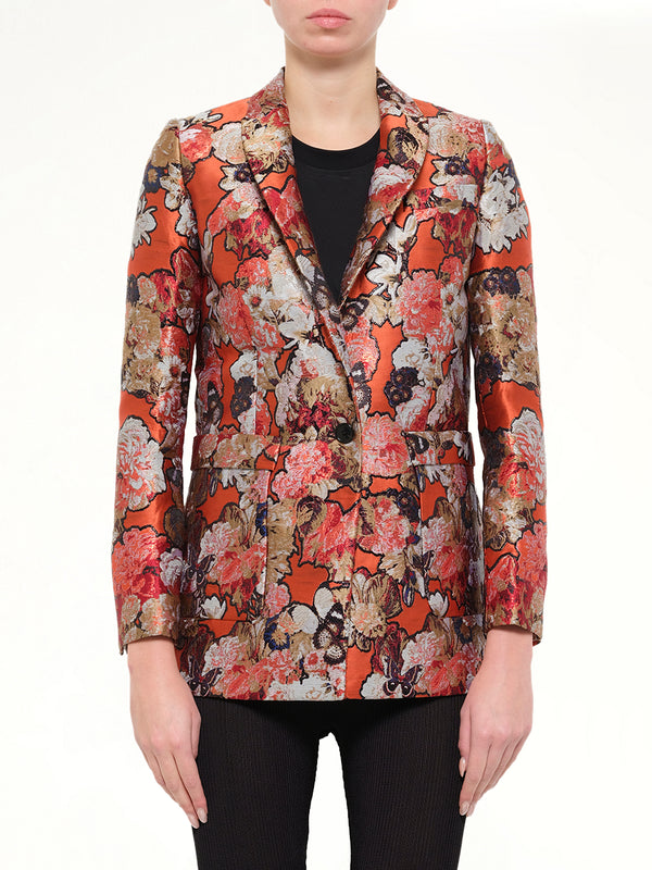 Jacket in Multicolour Orange