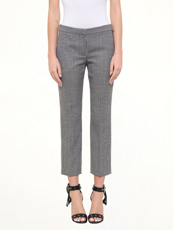 Prince Of Wales Pants in Black