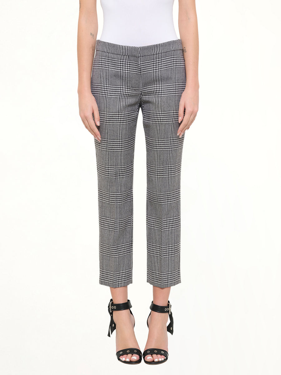 Prince Of Wales Pants in Black