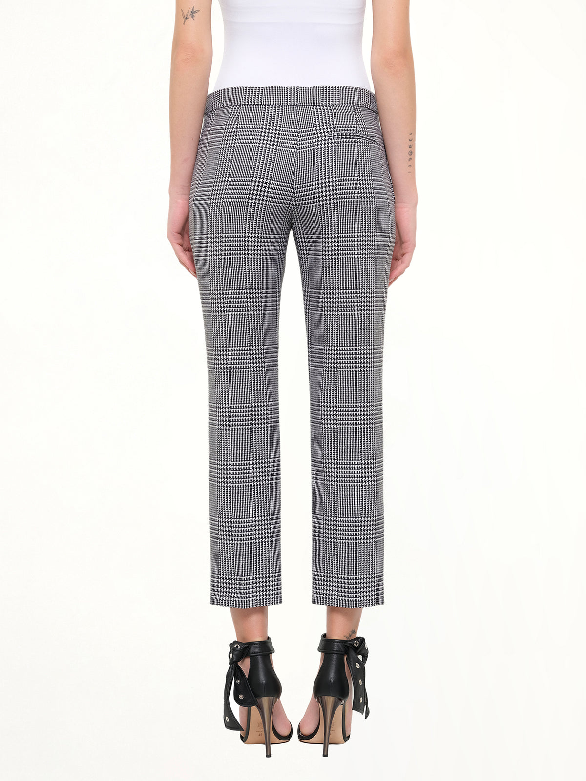 Prince Of Wales Pants in Black