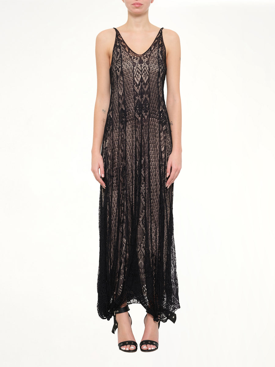 Sleeveless Long Dress in Black