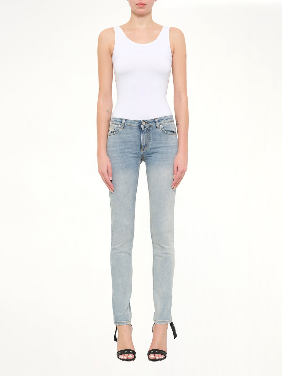 Slim Fit Pants in Light Blue