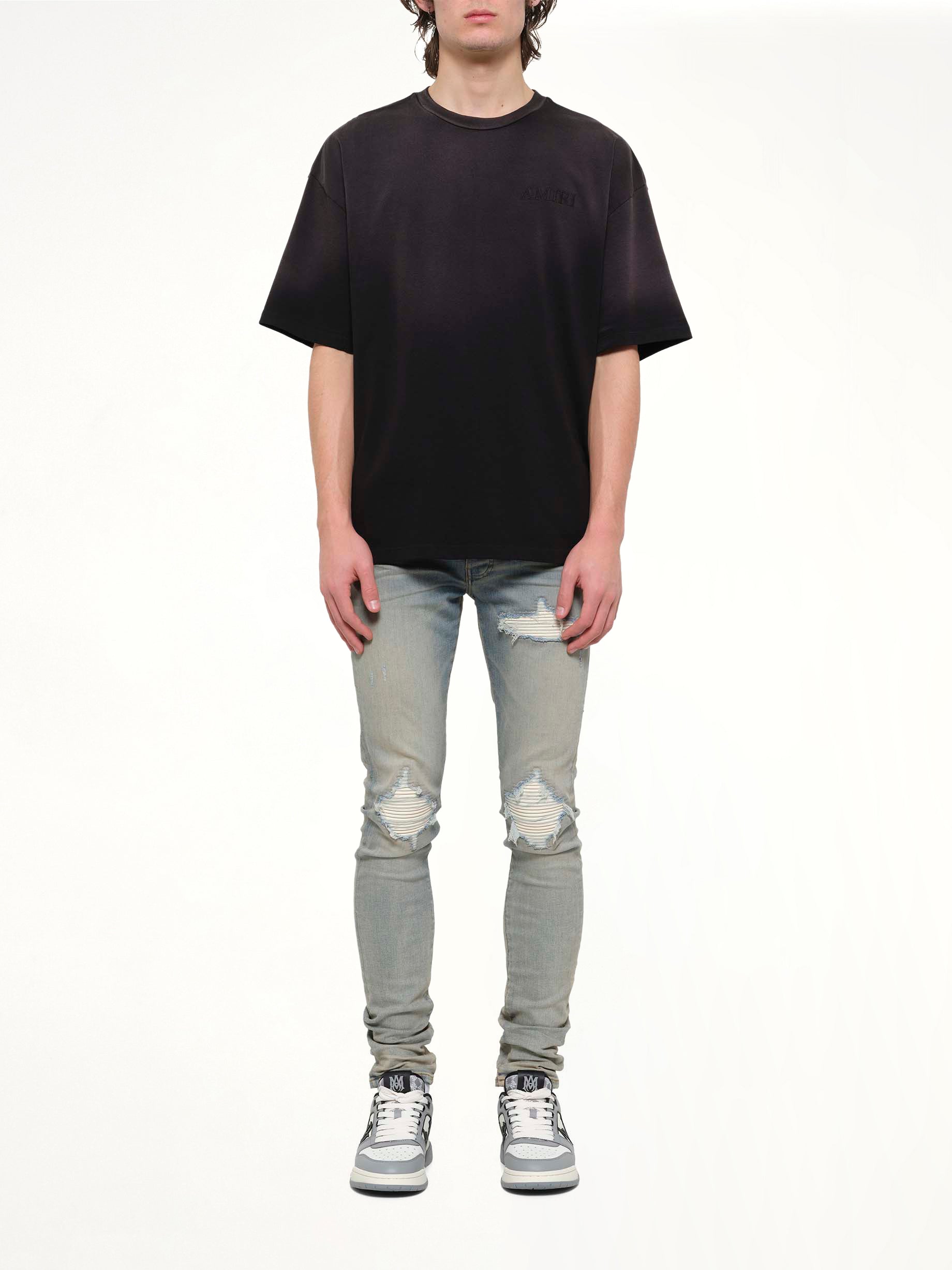Bandana Patch Oversized T-Shirt in Black