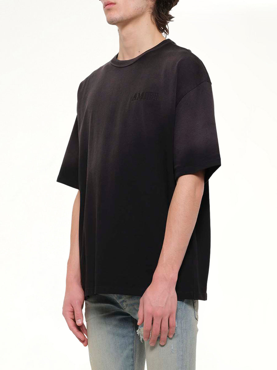 Bandana Patch Oversized T-Shirt in Black