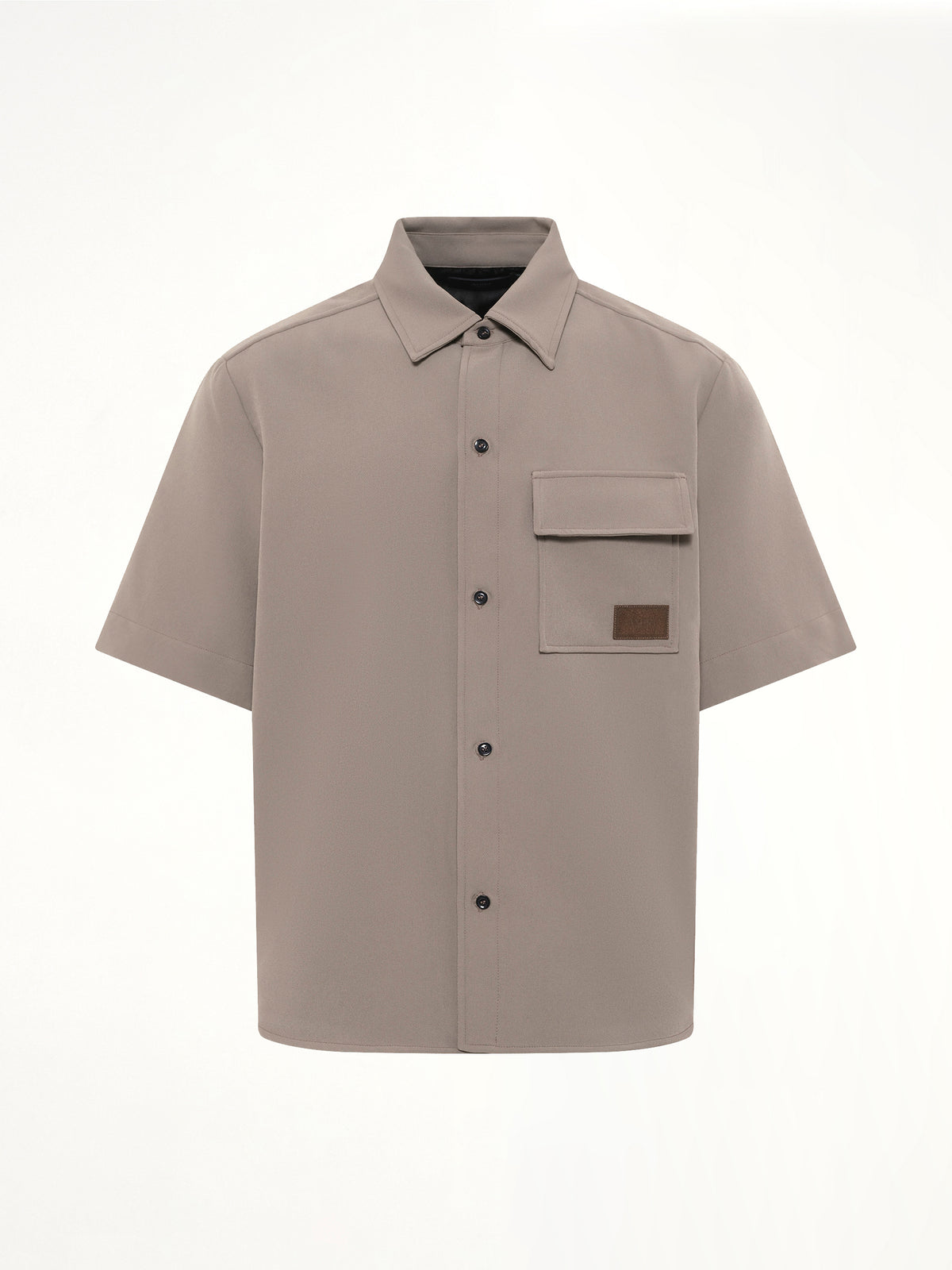 Amiri Patch Cady Pocket Shirt in Dark Sand
