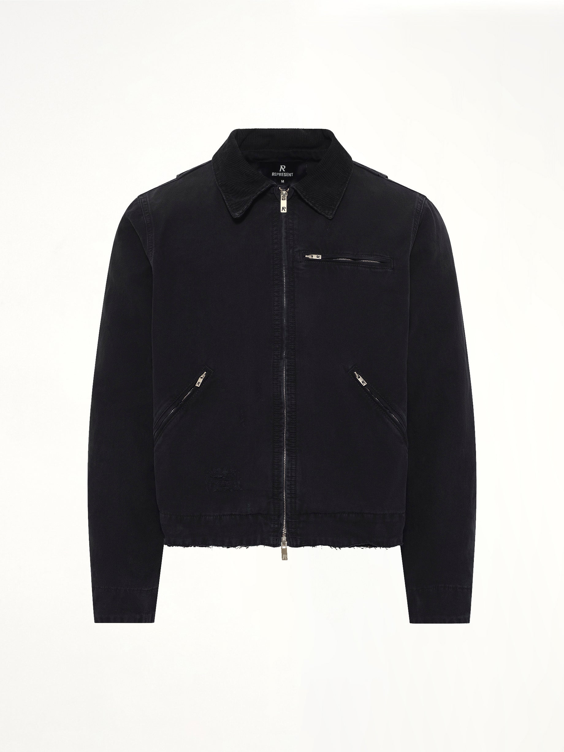 The Leather Work Jacket in Black