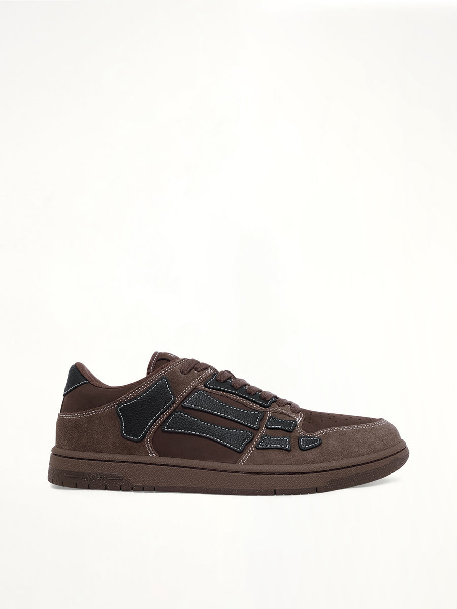 Skel Top Low Sneaker in Brown