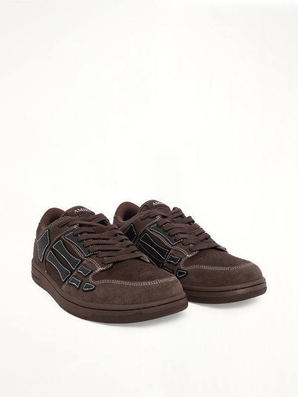 Skel Top Low Sneaker in Brown