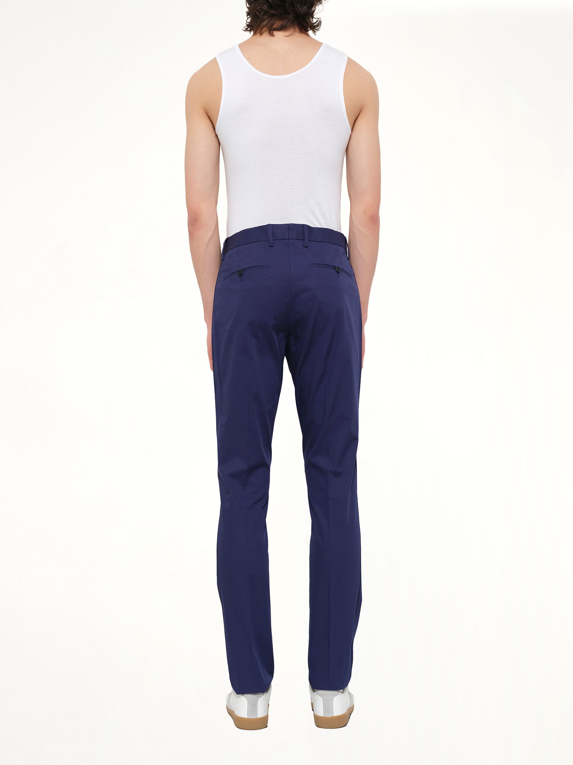 Chino Slim Rib in Blue
