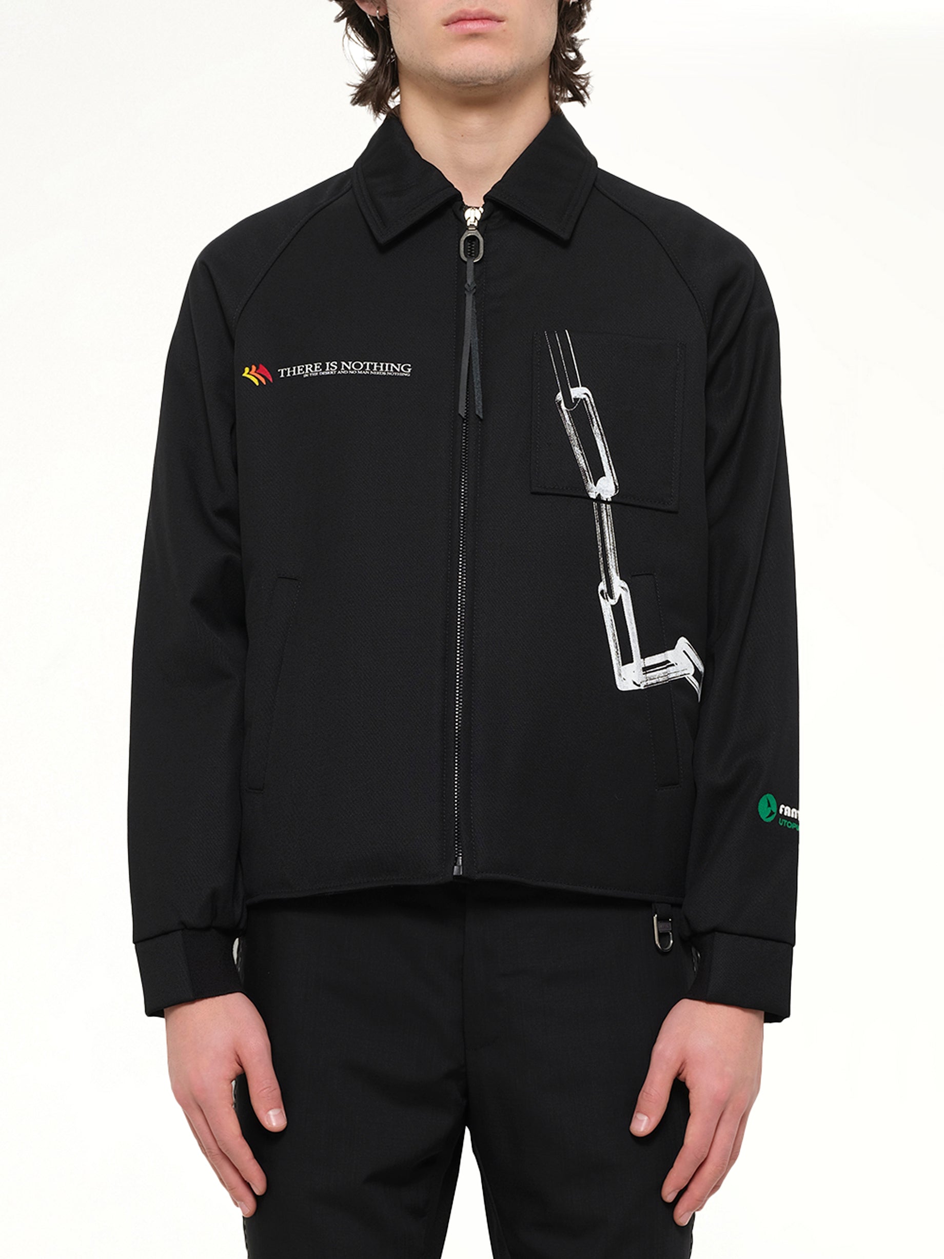 Coach Chain Jacket in Black