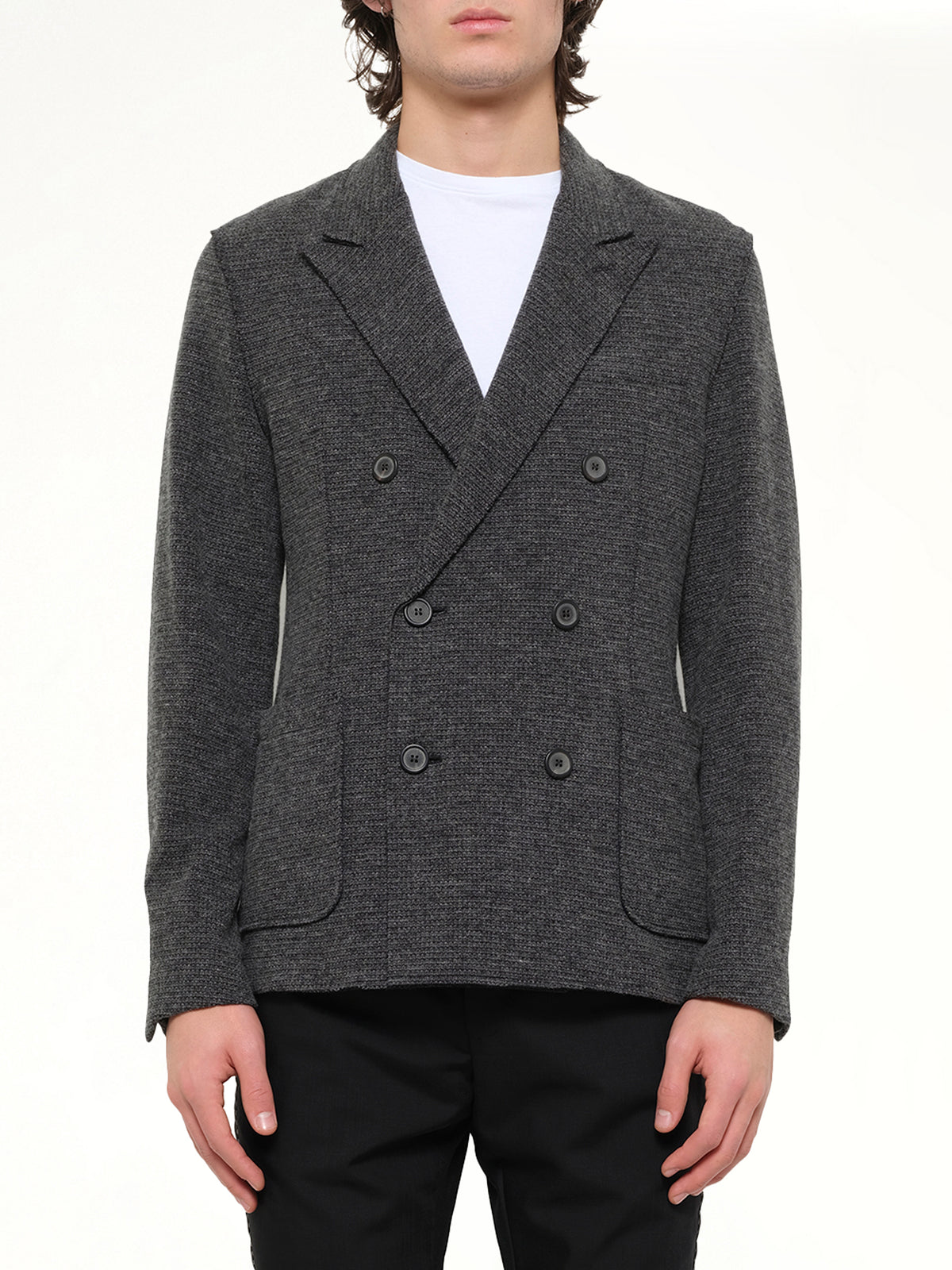 Deconstructed Jacket in Grey