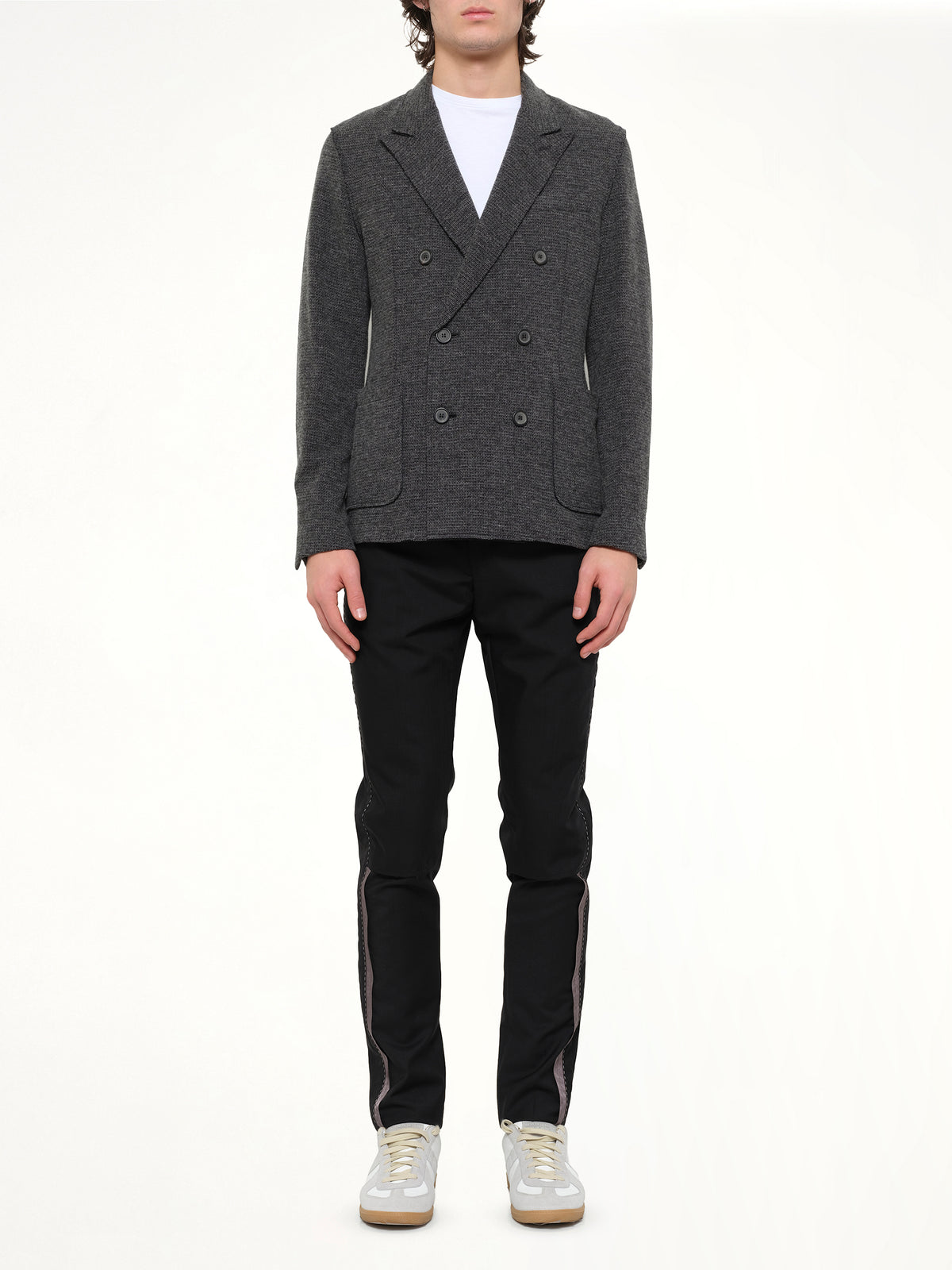 Deconstructed Jacket in Grey