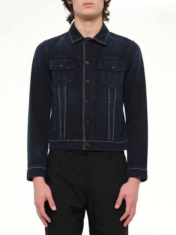 Denim Trucker in Anthracite
