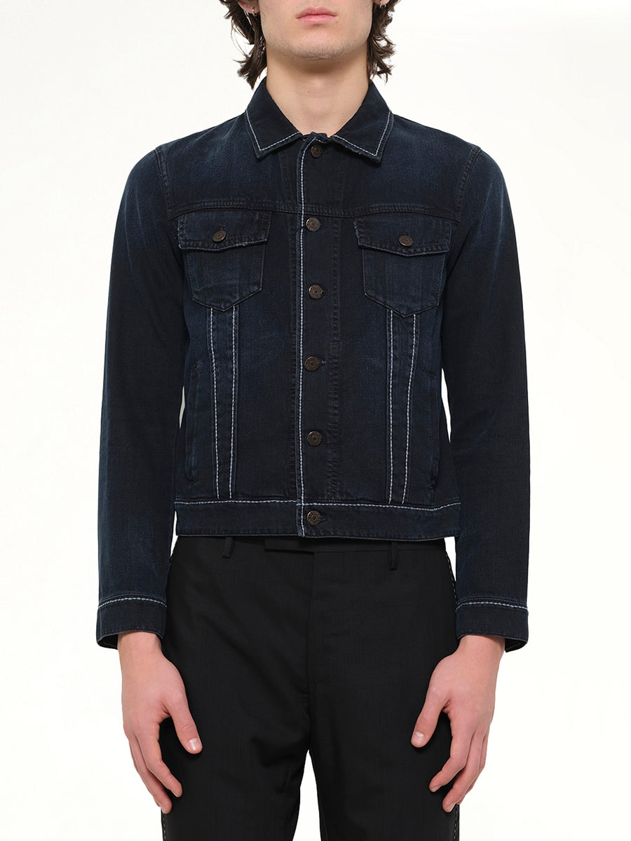 Denim Trucker in Anthracite