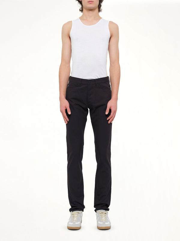 Denim Skinny Pants in Navy