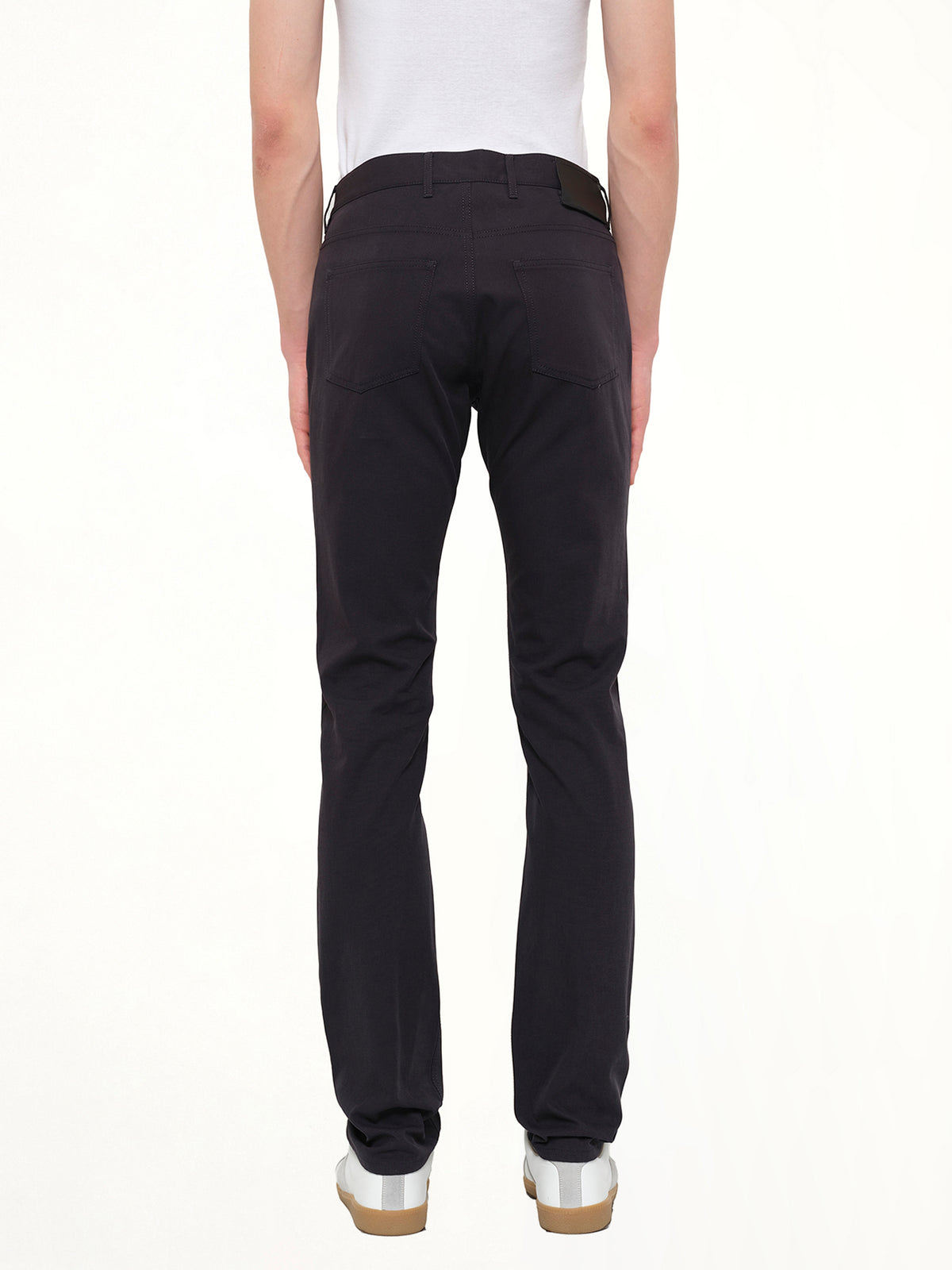 Denim Skinny Pants in Navy